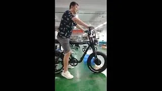 Thumbnail: How much weight can this e-bike bear? Height 185cm, weight 180Kg, no problem!