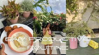 Thumbnail: Productive morning routine * The secret to a productive day + shower routine #cleaningvlog 
