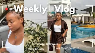Thumbnail: Nigerian Vlog:Wig making is killing me + Asthetic Sunday worship #weeklyvlog