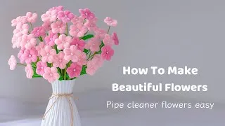 Thumbnail: DIY Happiness Flower | Learn how to make cute flowers using pipe cleaners - perfect for beginners! 