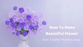 Thumbnail: DIY Happiness Flower | How to make beautiful flower with pipe cleaners | easy step-by-step tutorial