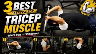 Thumbnail: 3 Best Triceps Exercises for Bigger Arms 💪 | Build Strong & Massive Triceps