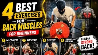 Thumbnail: 4 Best Back Exercises for Beginners | Build a Stronger Back Safely