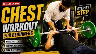 Thumbnail: Complete Chest Workout for Beginners | Build a Stronger Chest at Home & Gym 💪