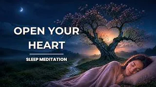 Thumbnail: Heart Chakra Healing While You Sleep (A Gentle Heart Opening) – Guided Sleep Meditation