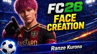 Thumbnail: FC 26 Ranze Kurona Face Tutorial | Blue Lock Character Creation
