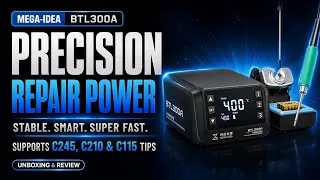 Thumbnail: Yeh Soldering Station Next Level Hai! 😲 Mega-Idea BTL300A Unboxing & Testing 220V