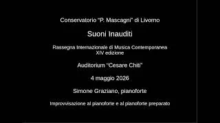 Thumbnail: Simone Graziano, pianoforte, improvvisazione