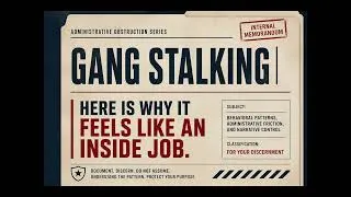 Thumbnail: Gang Stalking | Why It Feels Like an Inside Job