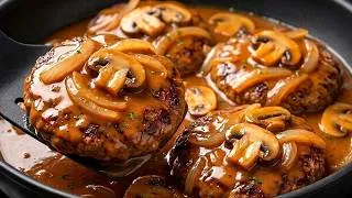 Thumbnail: I've Never Had Such Delicious Salisbury Steak – This Mushroom Gravy is Incredible!