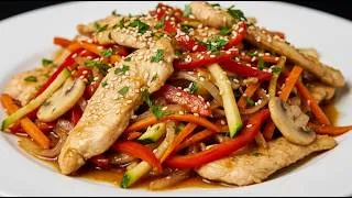 Thumbnail: Unbelievable! Honey Chicken Fillet with Vegetables – The Best I've Ever Made!