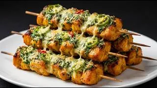 Thumbnail: Try these Chicken Skewers once and you'll make them every week! Simply irresistible!