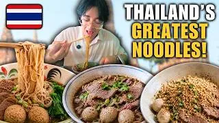 Thumbnail: Thai Street Food 🇹🇭 - MUST EAT Boat Noodles in Ayutthaya, Thailand!