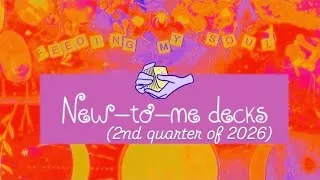 Thumbnail: New-to-me decks in my tarot tool box | #showandtell #playingwithpairs 