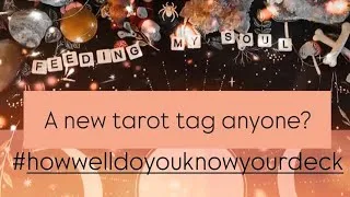 Thumbnail: #howwelldoyouknowyourdeck 🤔🧐  |  ☆ A new tarot tag! #tarottag  