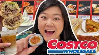 Thumbnail: Trying EVERYTHING at JAPAN COSTCO FOOD COURT! (sushi, hokkaido ice cream, bulgogi bake, pizza +more)