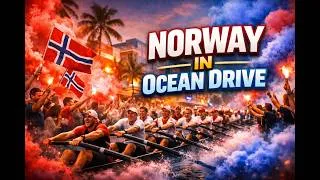 Thumbnail: 🇳🇴 Norway in Ocean Drive – The Epic Rowing Celebration at Sunset