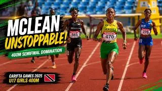 Thumbnail: She Was in a Different Class! McLean DESTROYS the 400m Semifinal