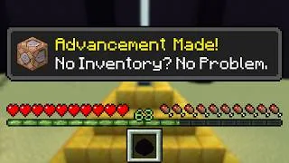 Thumbnail: Speedrunning All Advancements With No Inventory