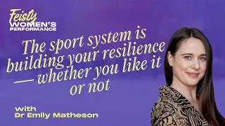 Thumbnail: Women are forced to be resilient: The gender tax on female athletes with Dr. Emily Matheson
