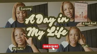 Thumbnail: A day in my life🤍 || Exercising🏋‍♀️ || DIY Lashes 🥰|| Umjolo 🤭🥰