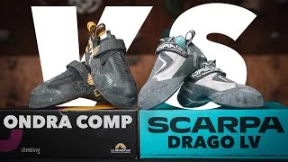Thumbnail: Which shoe is better? | La Sportiva Ondra Comp vs Scarpa Drago LV