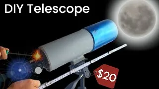 Thumbnail: I Built a Telescope for Under $20 and Captured the Moon