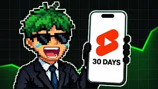 Thumbnail: I posted YouTube Shorts for 30 days | Results