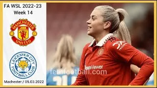 Thumbnail: [5-1] | 05.03.2023 | Manchester United Women vs Leicester Women | FAWSL 2022 23 | Week 14