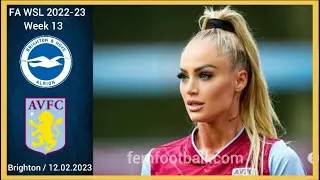 Thumbnail: [2-6] | 12.02.2023 | Brighton Women vs Aston Villa Women | FA WSL 2022-23 Week 13
