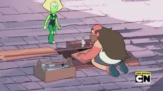 Thumbnail: Steven Universe - Peridot shoves Greg off a Roof (Peridot)