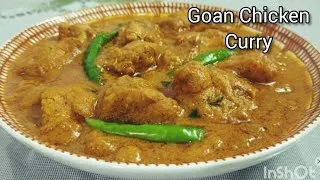 Thumbnail: Spicy & Creamy Goan Chicken Curry Recipe | #goanrecipe #fernscooking
