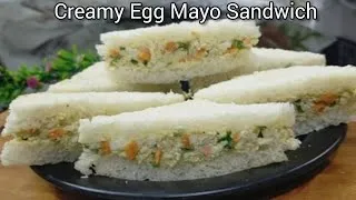 Thumbnail: Creamy Egg Mayo Sandwich | Quick & Easy 5 minutes Snack Recipe | #goanrecipe #fernscooking