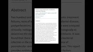 Thumbnail: Russian Red Paste obturation can work - sometimes, and how it is tied to Lin’s study. 