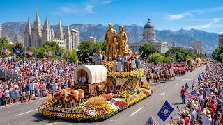 Thumbnail: 🇺🇸 Pioneer Day Parade 2026 🤠 America's Biggest Western Celebration Comes Alive!