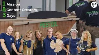 Thumbnail: One Mission. 8 Creators. 3 Days. | Festool & Friends 2026