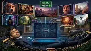 Thumbnail: Make Money While You Sleep! 3D Short Film Automation Full Course