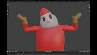 Thumbnail: Santa's first steps - Godot inverse kinematics tutorial / DevLog (kind of...)