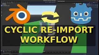 Thumbnail: 3D Re-Import Workflow in Godot (Quick Game Dev Tutorial)