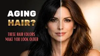 Thumbnail: 5 Hair Colors That Secretly Age Your Face. Stop Wearing Them!