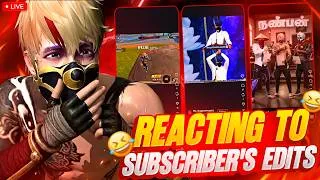 Thumbnail: 🔴 LIVE | REACTING TO SUBSCRIBERS’ INSTAGRAM EDITS 😂❤️ | FFK PRASANTH