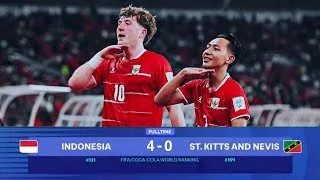 Thumbnail: FULL HIGHLIGHT (4-0) TIMNAS INDONESIA VS ST. KITTS & NEVIS | FIFA SERIES 2026 | GBK STADIUM| FANSCAM