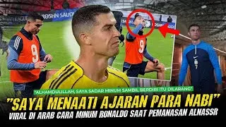 Thumbnail: VIRAL MINUM ZAM-ZAM SAMBIL JONGKOK !! Detik Detik Cristiano Ronaldo Buat Kagum & Merinding Fans Arab