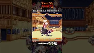 Thumbnail: Misuzu Hanya Super Moves - River City Fighters / Kunio no Nekketsu School Fighters (Fangame)
