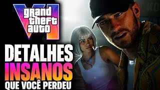 Thumbnail: GTA 6 - DETALHES INSANOS que você provavelmente perdeu!