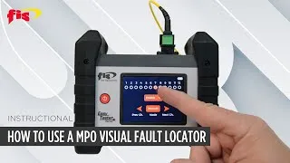 Thumbnail: How To Use A MPO Visual Fault Locator | FIS MPO-VFL Easy Tester Kit