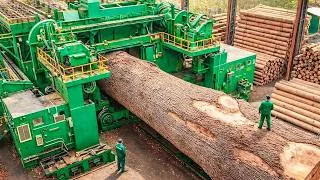 Thumbnail: Inside the Largest Wood Sawmill Factory - How Plywood Is Made From Logs to Table Full Process