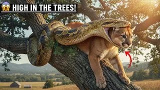 Thumbnail: Courageous Rescue Team Fights Giant Python to Save Innocent Mountain Cat🐍