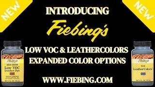 Thumbnail: Introducing the expanded color lines for Fiebing's Low VOC Dye & Fiebing's LeatherColors™