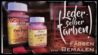 Thumbnail: Coloring Leather: Dye or Paint